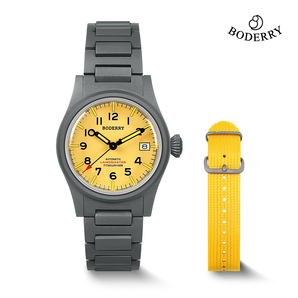 Seiko Watch Presage - 보더리 랜드마스터 필드 티타늄 시계 100M