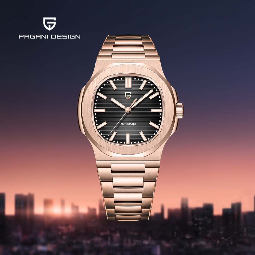 Patek Philippe Watch Nautilus - 2025년 신제품 파가니 디자인 로즈 골드
