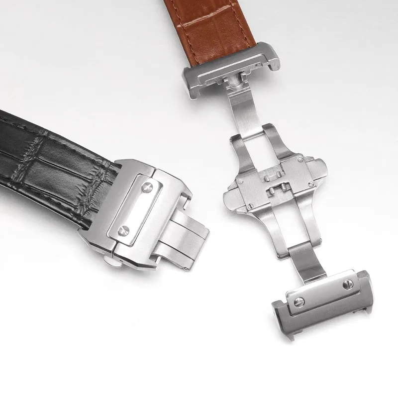 고품질 천연 가죽 시계줄, 20mm 및 23mm, 까르 - Cartier Watch Tank 리뷰 및 가격