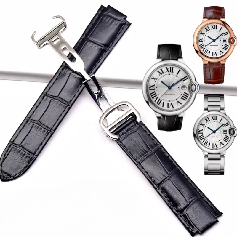 까르띠에 발롱 블루 스트랩 악어 패턴 헤드 레이어 송아 - Cartier Watch Ballon Bleu 리뷰 및 가격