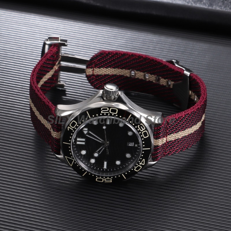 짠 캔버스 패브릭 시계 밴드 20mm 접이식 버클 나일 - Suede Strap Watch 리뷰 및 가격