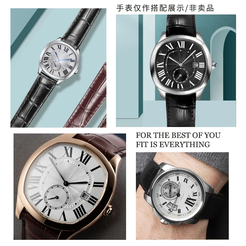 시계 밴드 정품 가죽 시계 스트랩 22/23/24/25 - Cartier Watch Tank 리뷰 및 가격