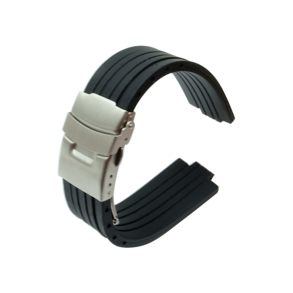 볼록한 입 팔찌 실리콘 고무 시계 밴드 24X11mm  - Cartier Watch Ballon Bleu 리뷰 및 가격