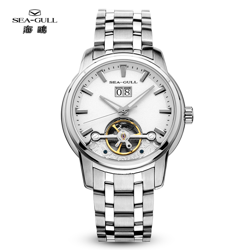 갈매기 플라이휠 시리즈 남성용 기계식 시계 비즈니스 드 - Omega Watch Constellation 리뷰 및 가격