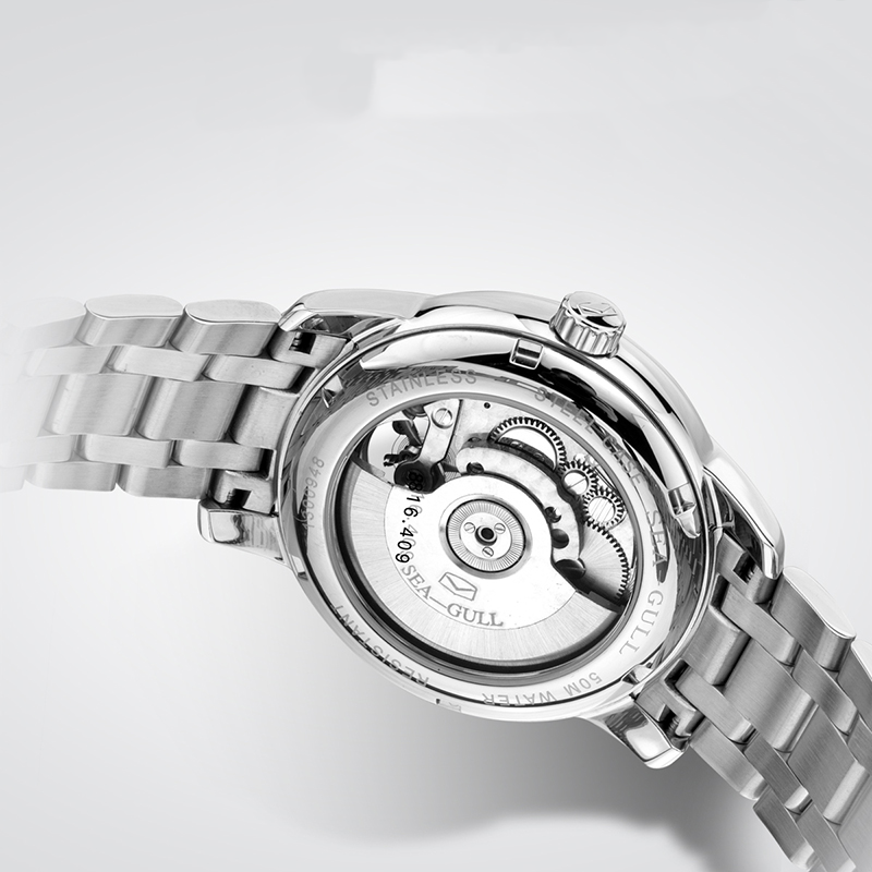 갈매기 플라이휠 시리즈 남성용 기계식 시계 비즈니스 드 - Omega Watch Constellation 리뷰 및 가격