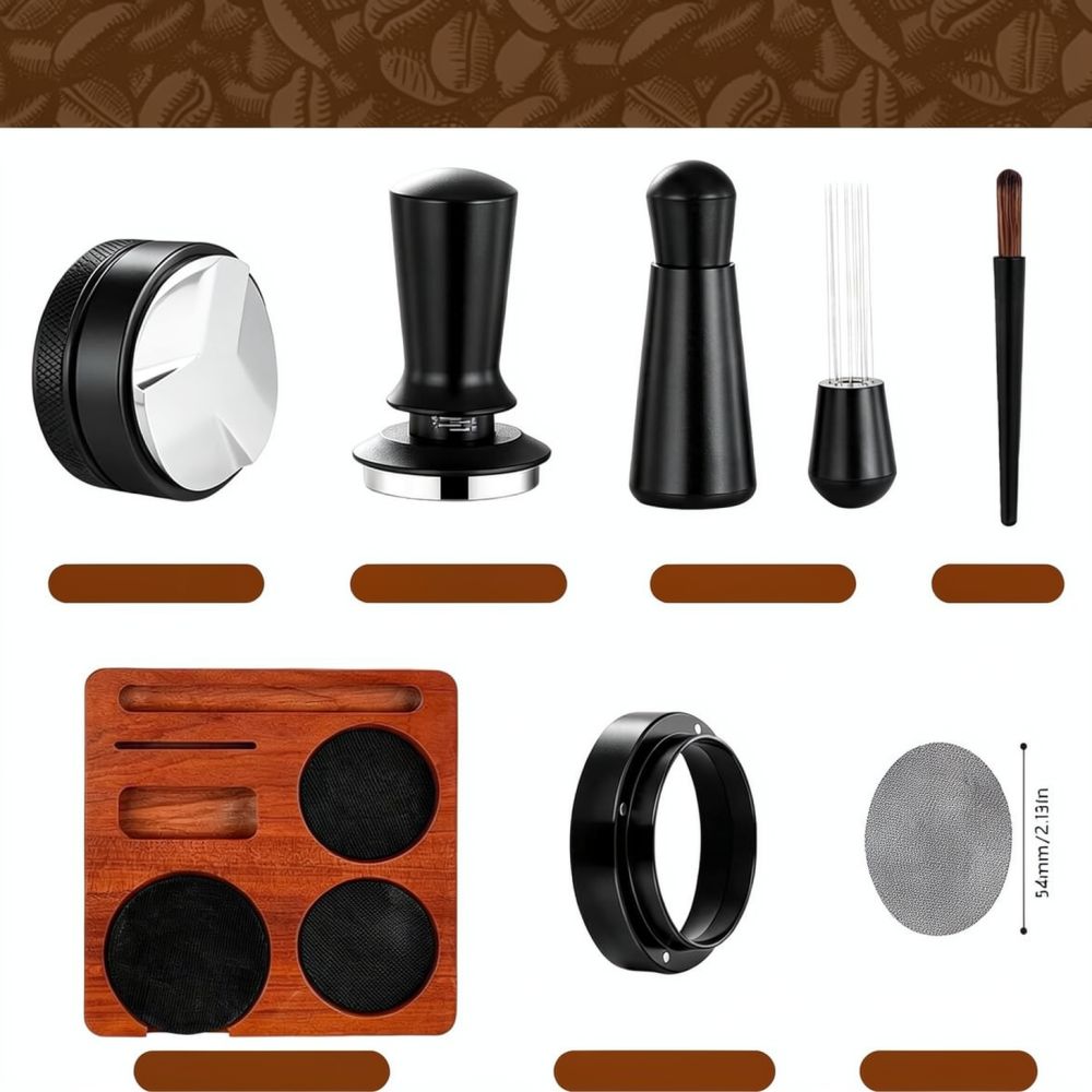 사펠레 에스프레소 탬퍼 스테이션 7종 커피 바 세트,  - Spring Bar Tool Set 리뷰 및 가격