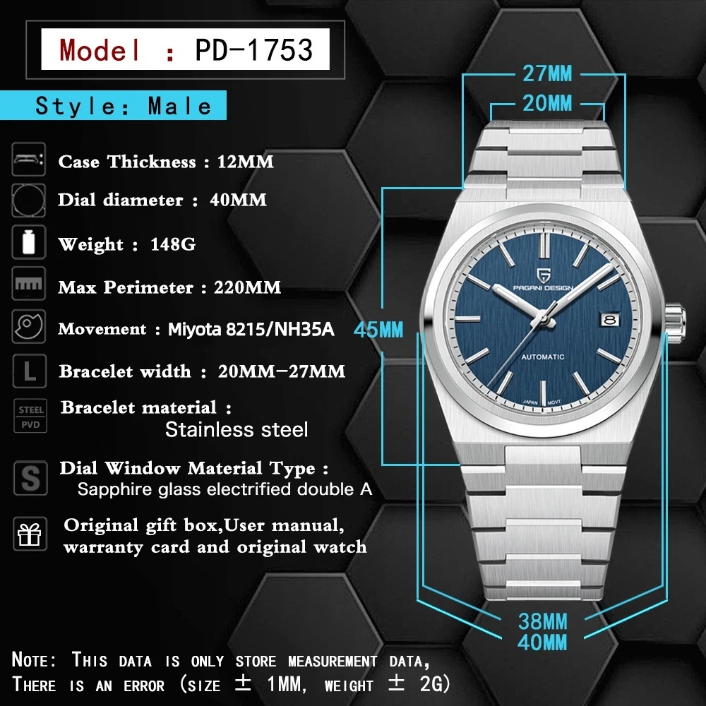 2026 새로운 PAGANI DESIGN 남성용 자동  - Seiko Watch Presage 리뷰 및 가격