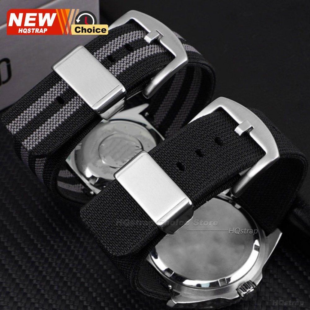 스틸 링 탄성 나일론 캔버스 스트랩 22mm 20mm  - Nato Strap Nylon 리뷰 및 가격